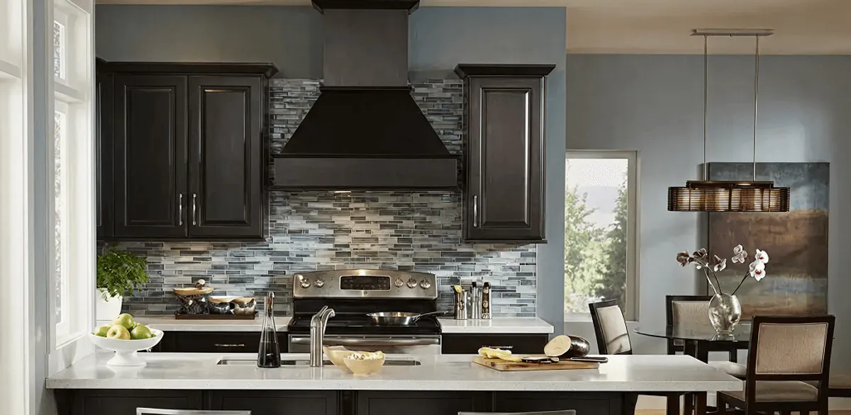 Kitchen cabinet painting and refinishing in a modern kitchen in Spokane, WA